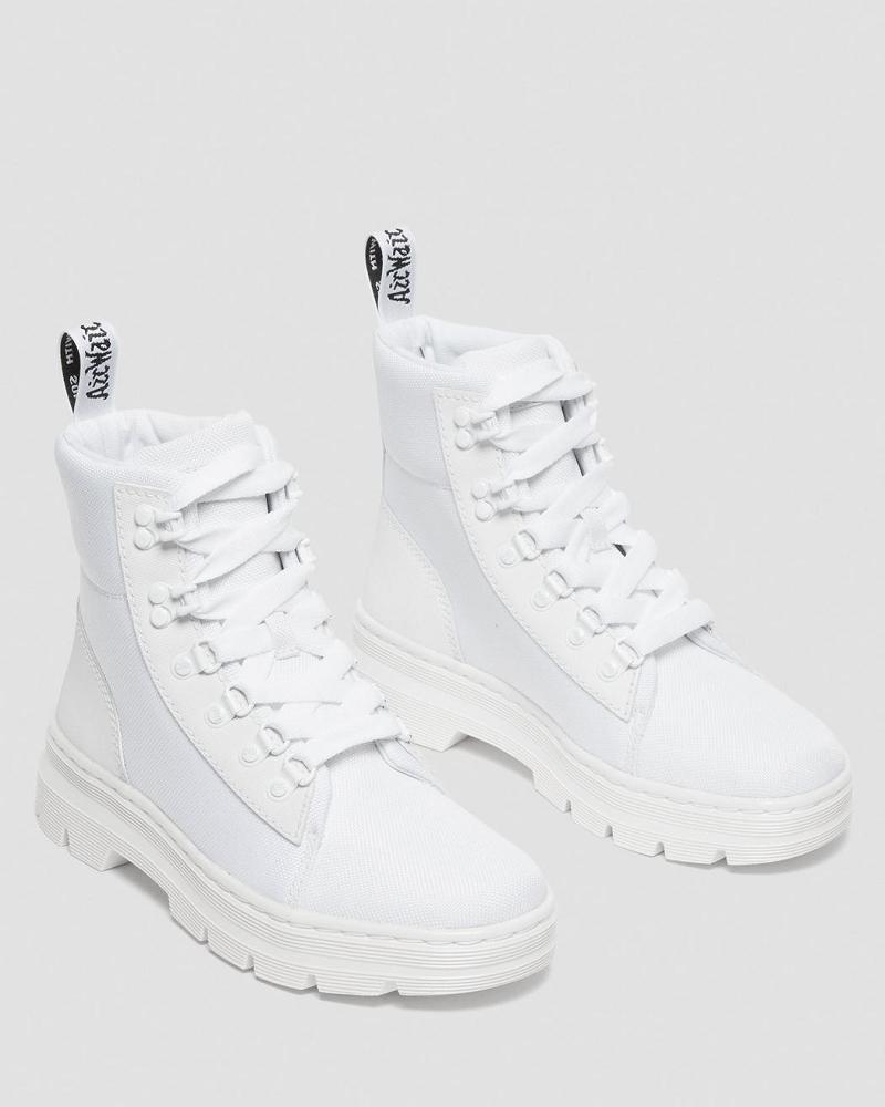 Botines Dr Martens Combs Poly Mujer Blancos | MX 712EBC